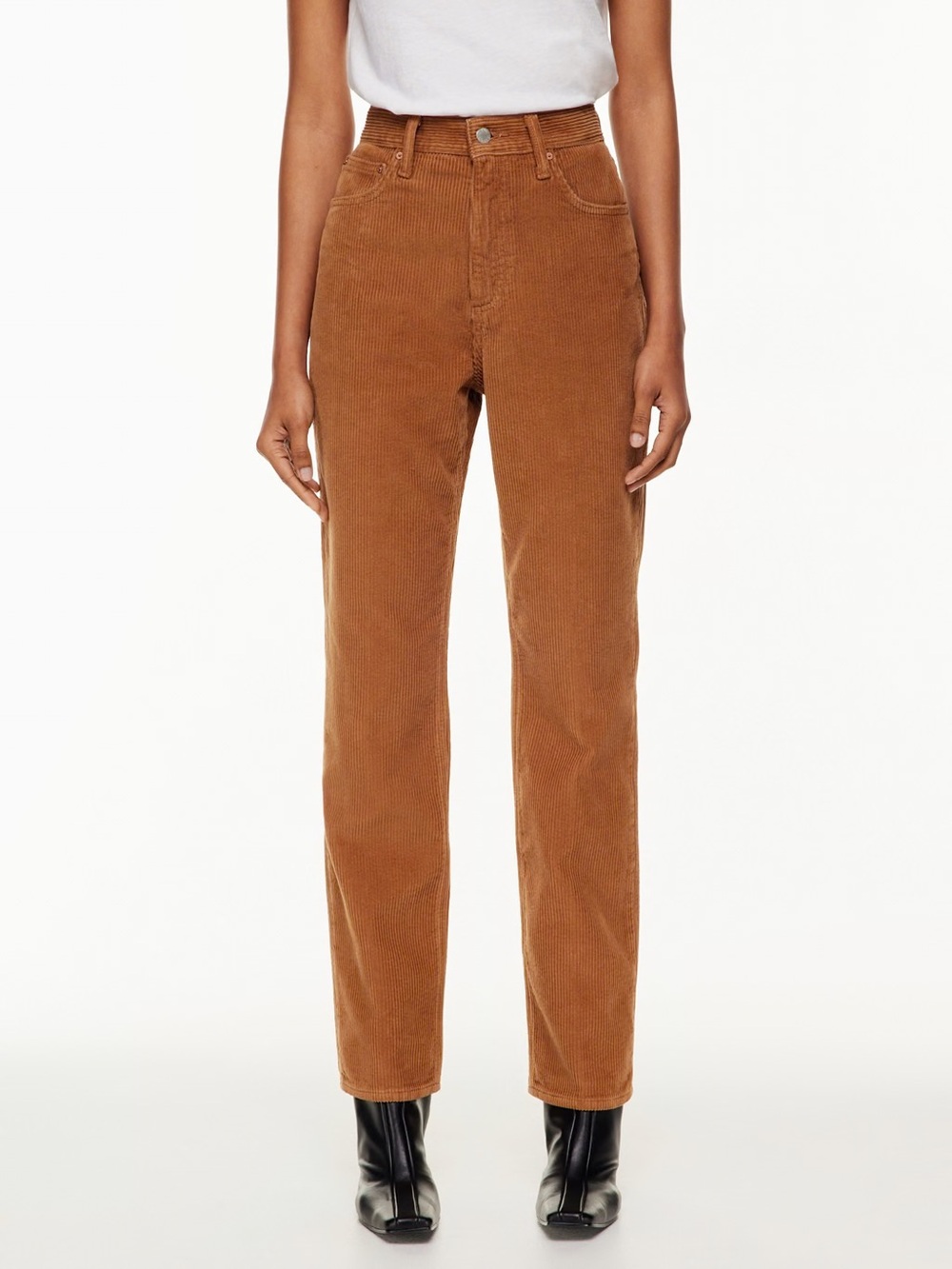 DENIM FORUM • The '90s Joni High Rise Loose 30L in Gold Rush Brown